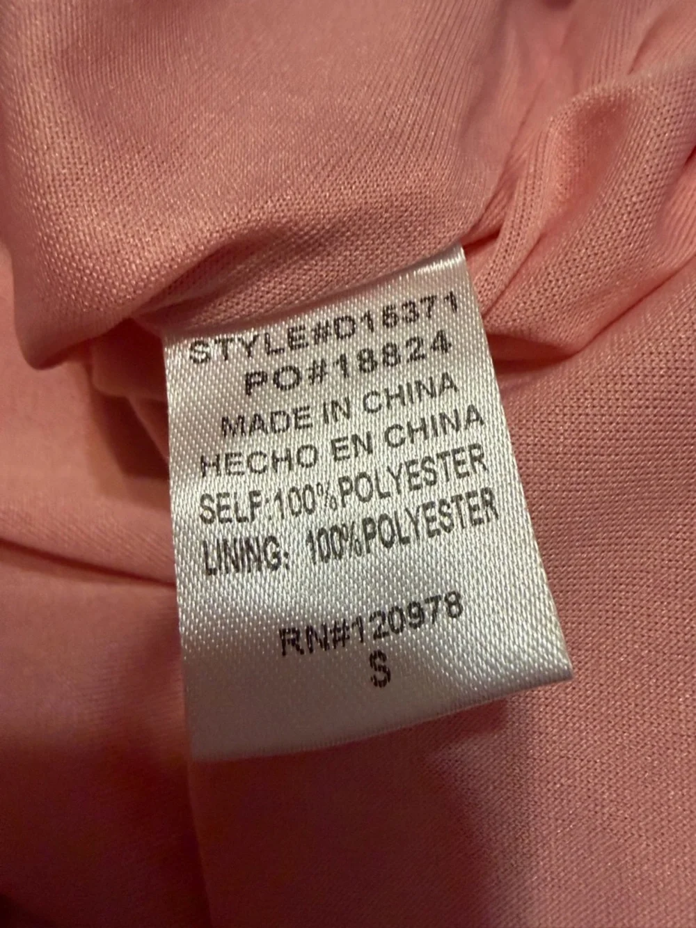 ENTRO Pink & Black Shibori Tie Dye Tiered Ruffle Mini Dress Small - Picture 5 of 5